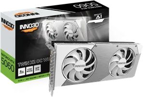 INNO3D GeForce RTX 5060 TWIN X2 OC WHITE
